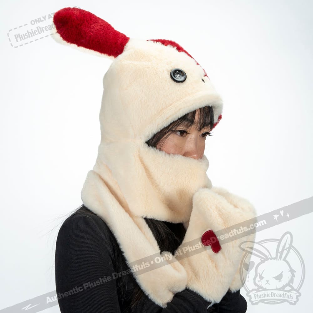 Scoodie Dreadful - Love Rabbit Scarf Hoodie - Mysterious