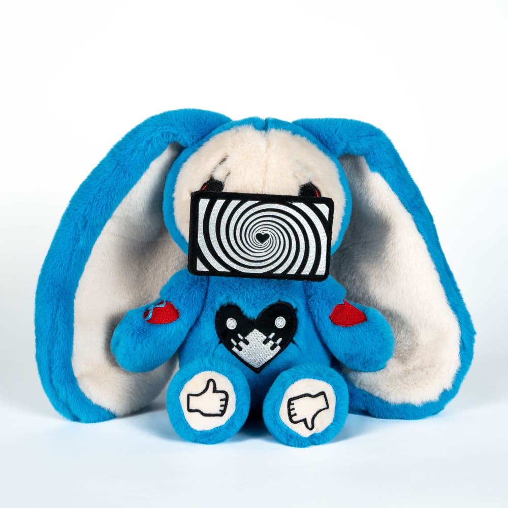 Plushie Dreadfuls -  Screen Addict Rabbit - Plush Stuffed Animal - Mysterious