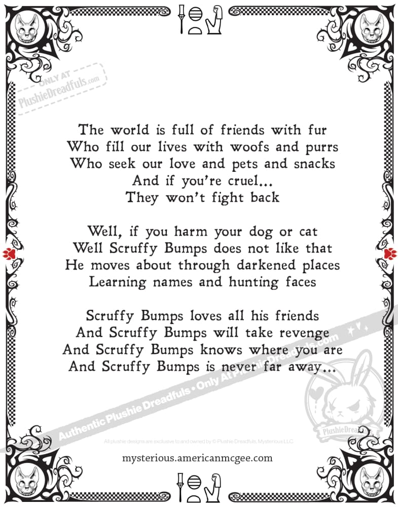 Scruffy Bumps Palm Skull - Mysterious