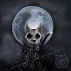 Scruffy Bumps Palm Skull - Mysterious