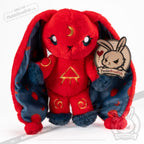 Plushie Dreadfuls - Sickle Cell Anemia Rabbit Plush Stuffed Animal Plush