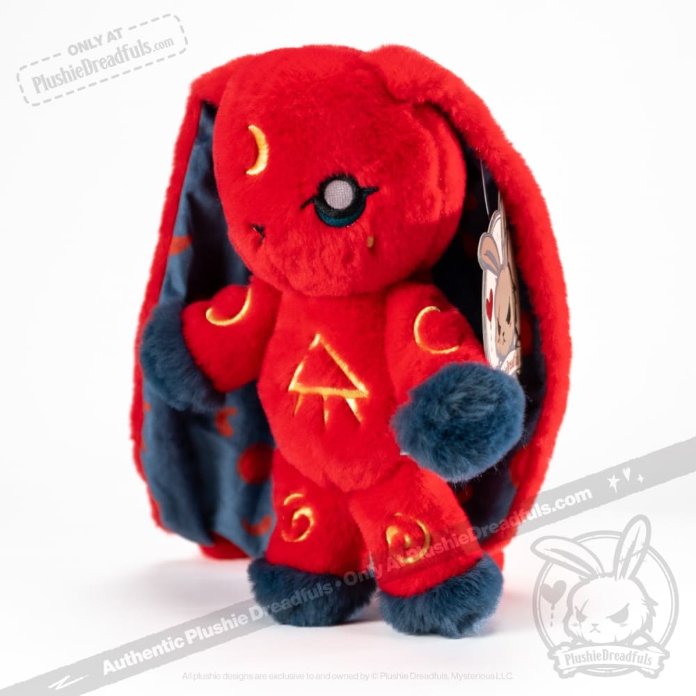 Plushie Dreadfuls - Sickle Cell Anemia Rabbit Plush Stuffed Animal Plush