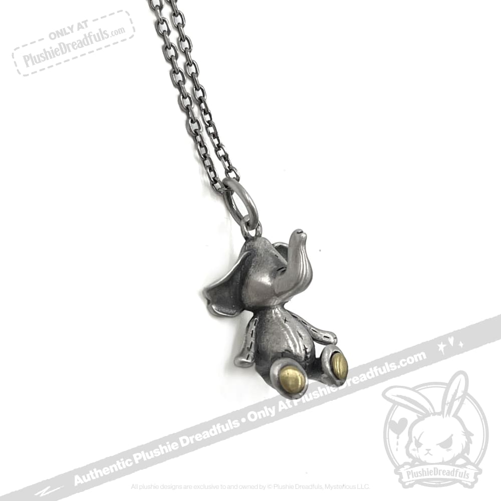Silver Elephant Necklace - Mysterious