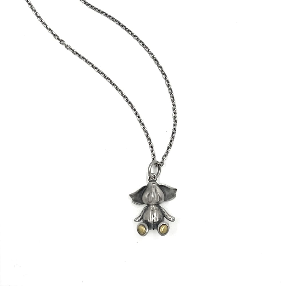 Silver Elephant Necklace - Mysterious