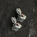 Silver Rabbit Earrings - Mysterious