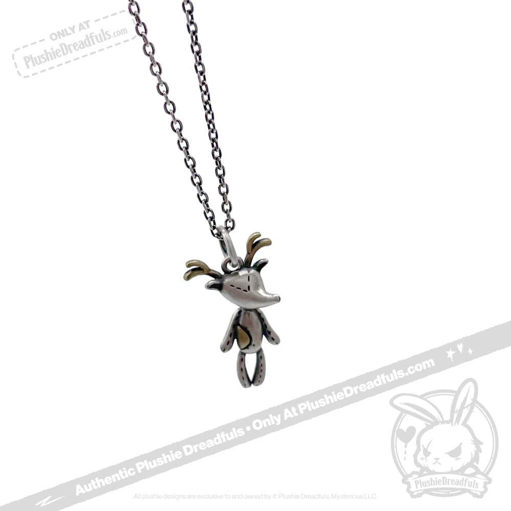 Silver Reindeer Necklace - Mysterious