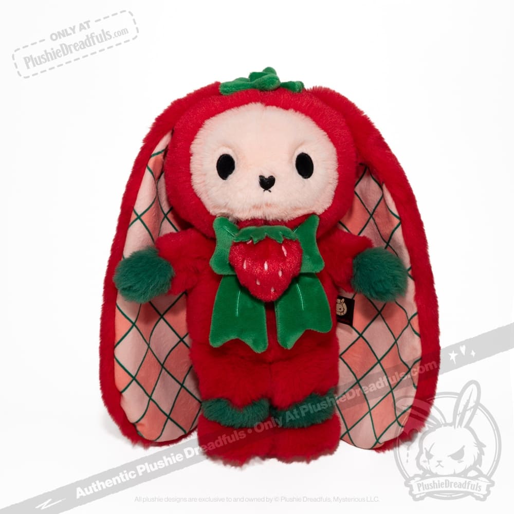 Plushie Dreadfuls - Strawbunny Rabbit - Plush Stuffed Animal toy