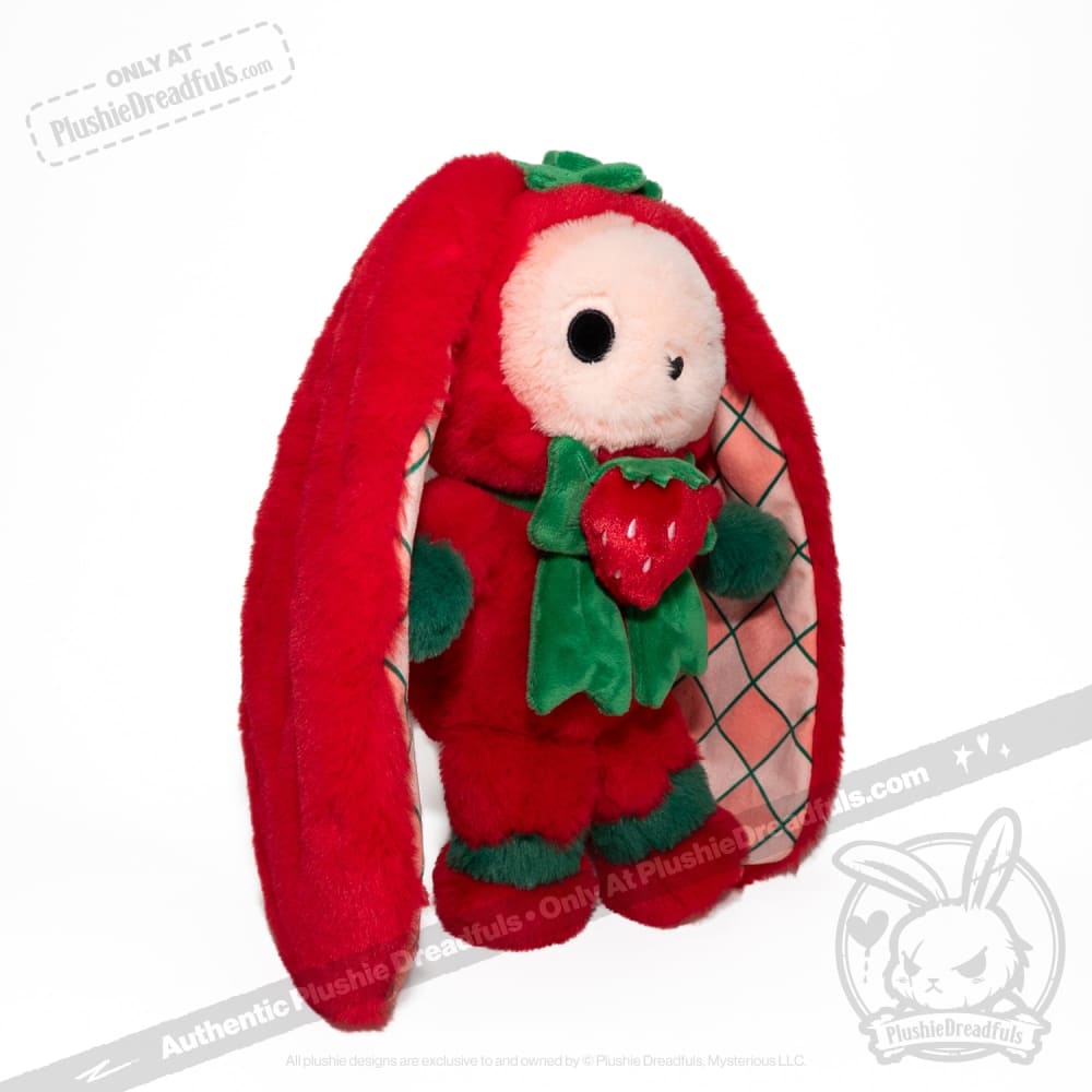 Plushie Dreadfuls - Strawbunny Rabbit - Plush Stuffed Animal toy