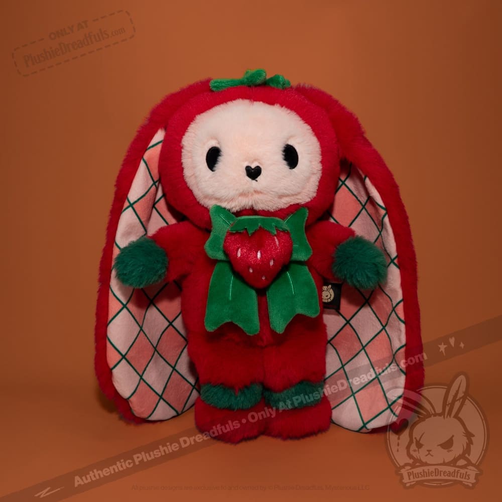 Plushie Dreadfuls - Strawbunny Rabbit - Plush Stuffed Animal toy