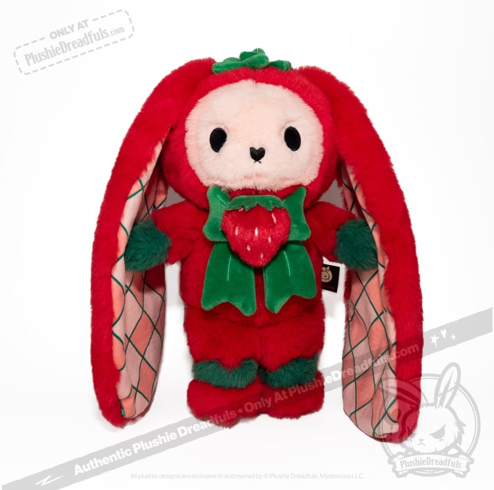 Plushie Dreadfuls - Strawbunny Rabbit - Plush Stuffed Animal toy