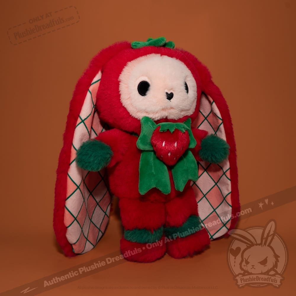 Plushie Dreadfuls - Strawbunny Rabbit - Plush Stuffed Animal toy