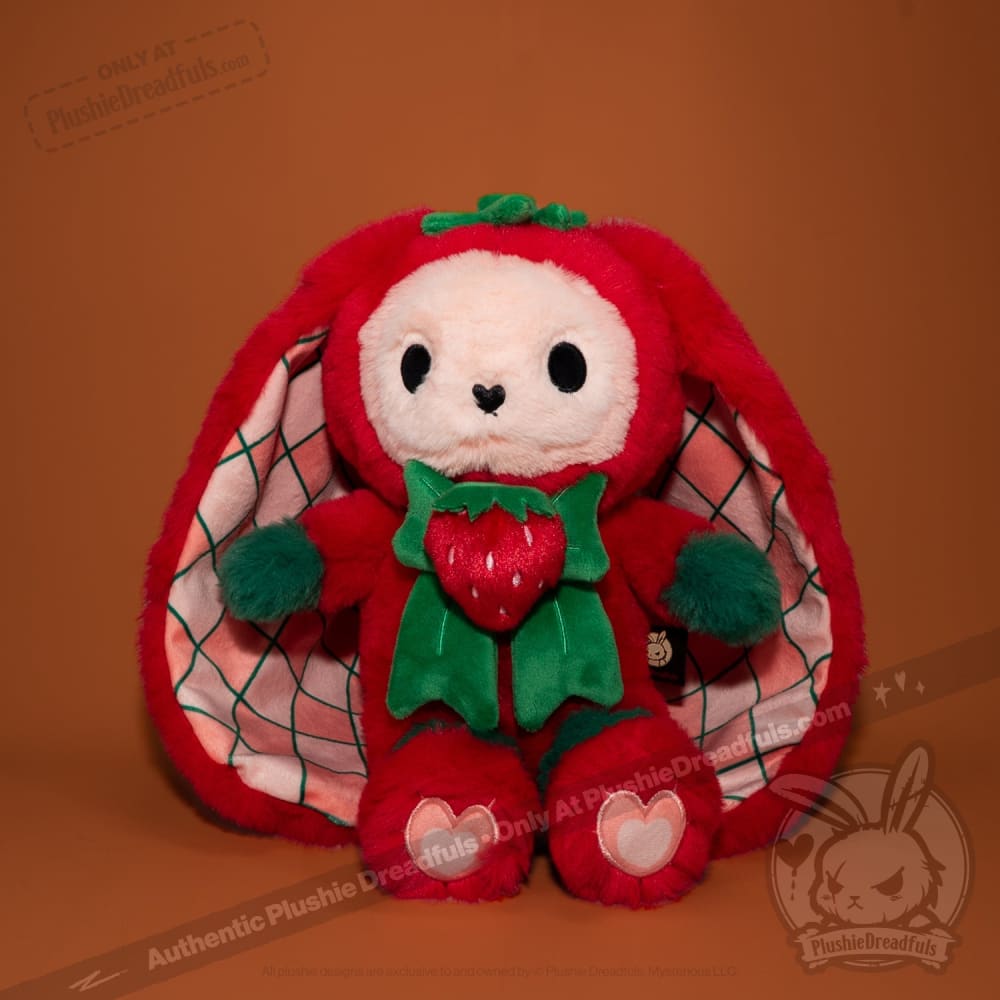 Plushie Dreadfuls - Strawbunny Rabbit - Plush Stuffed Animal toy