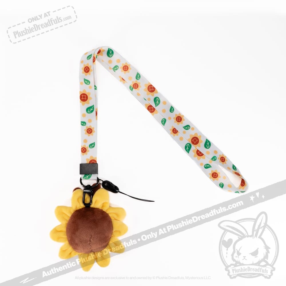 Plushie Dreadfuls Sunflower Bunny Lanyard Strap Lanyard