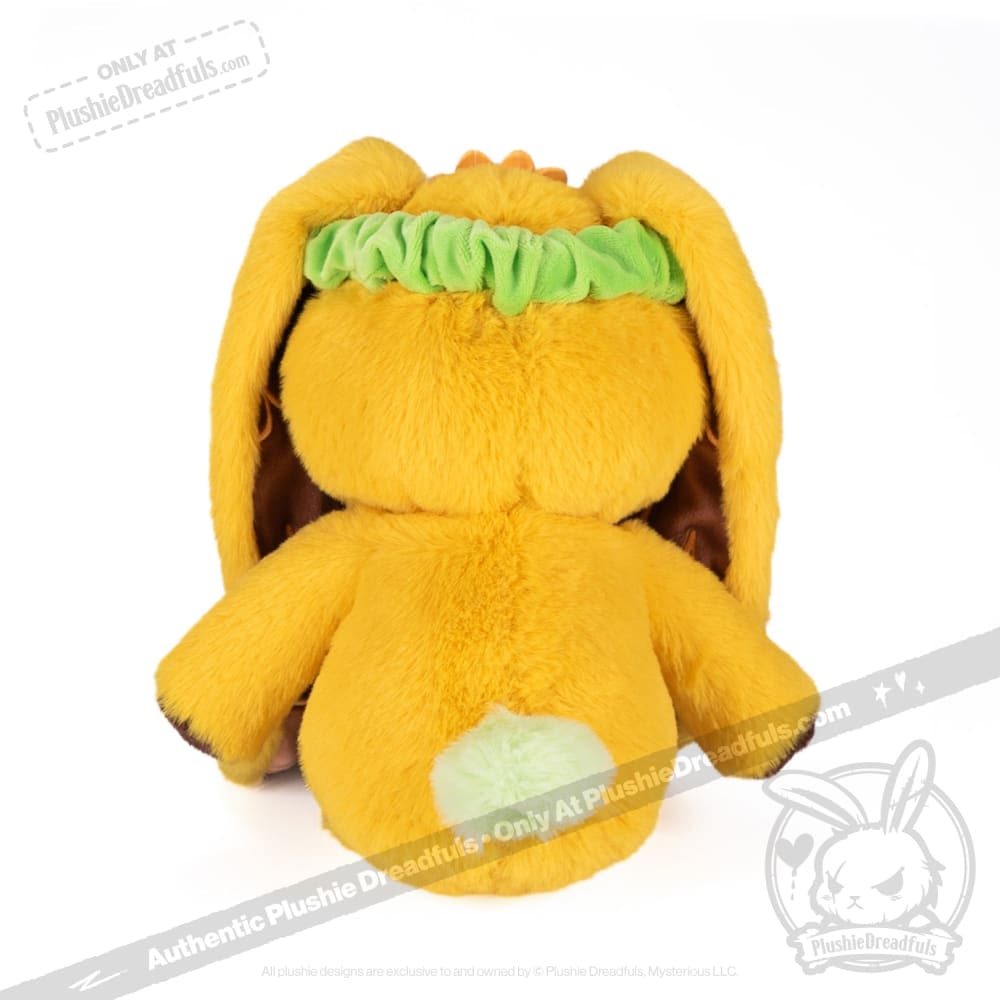 Plushie Dreadfuls -  Sunflower Rabbit - Plush Stuffed Animal - Mysterious