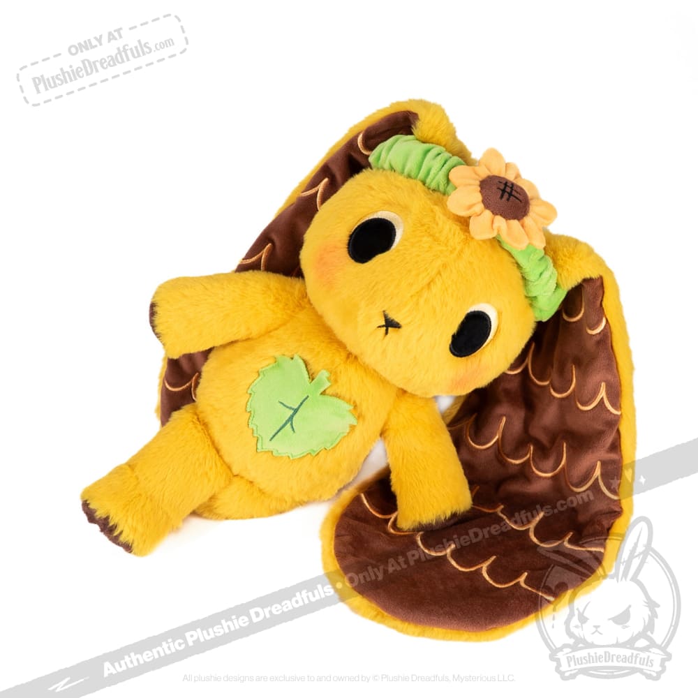 Plushie Dreadfuls -  Sunflower Rabbit - Plush Stuffed Animal - Mysterious