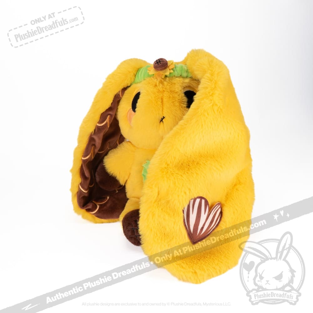 Plushie Dreadfuls -  Sunflower Rabbit - Plush Stuffed Animal - Mysterious