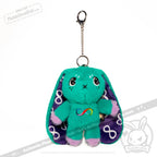 Plushie Dreadfuls - Teal Autism Rabbit Plush Keychain Accessory Keychain