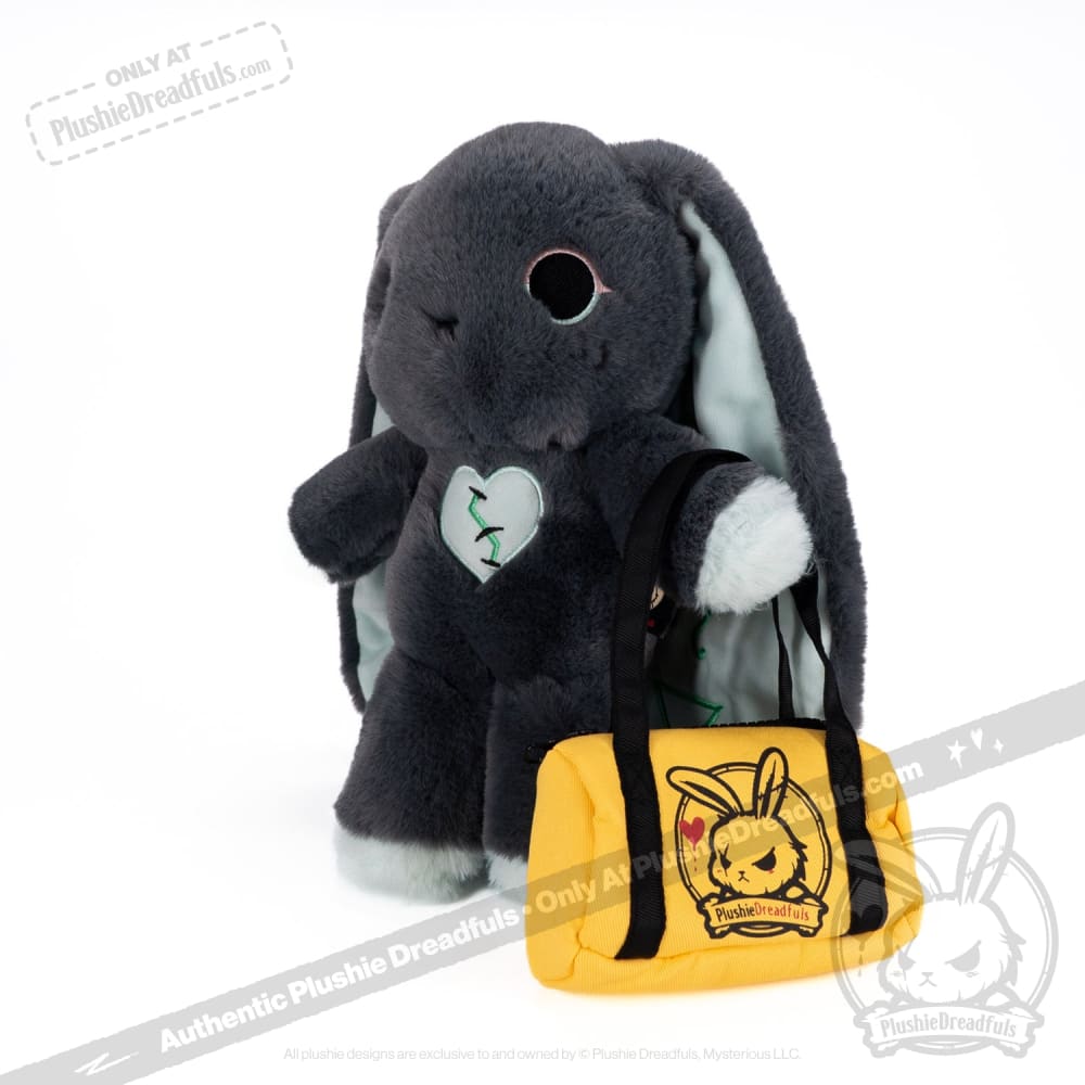 Plushie Dreadfuls - Trust Issues Bunny Grey Edition Plush Stuffed Animal Plush