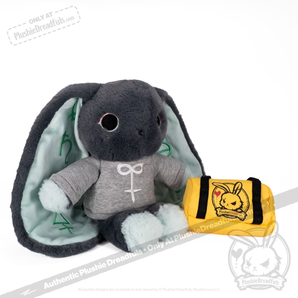 Plushie Dreadfuls - Trust Issues Bunny Grey Edition Plush Stuffed Animal Plush
