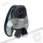 Plushie Dreadfuls - Trust Issues Bunny Grey Edition Plush Stuffed Animal Plush