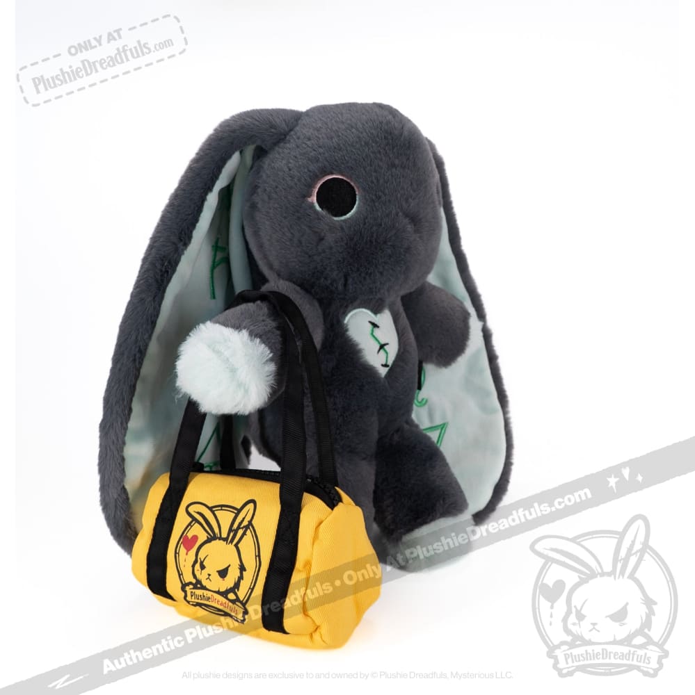 Plushie Dreadfuls - Trust Issues Bunny Grey Edition Plush Stuffed Animal Plush