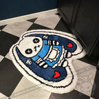 Victorian McGee’s Alice Rabbit Rug Home Decoration