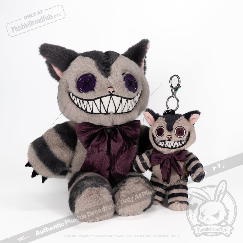 Victorian Mcgee’s Cheshire Cat Plush Keychain Accessory
