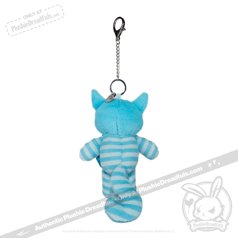 Victorian McGee’s Frosty Cheshire Cat Plush Keychain Accessory Keychain