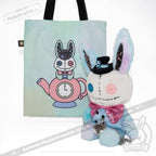 Victorian McGee’s Harajuku White Rabbit - Plush Stuffed Animal toy