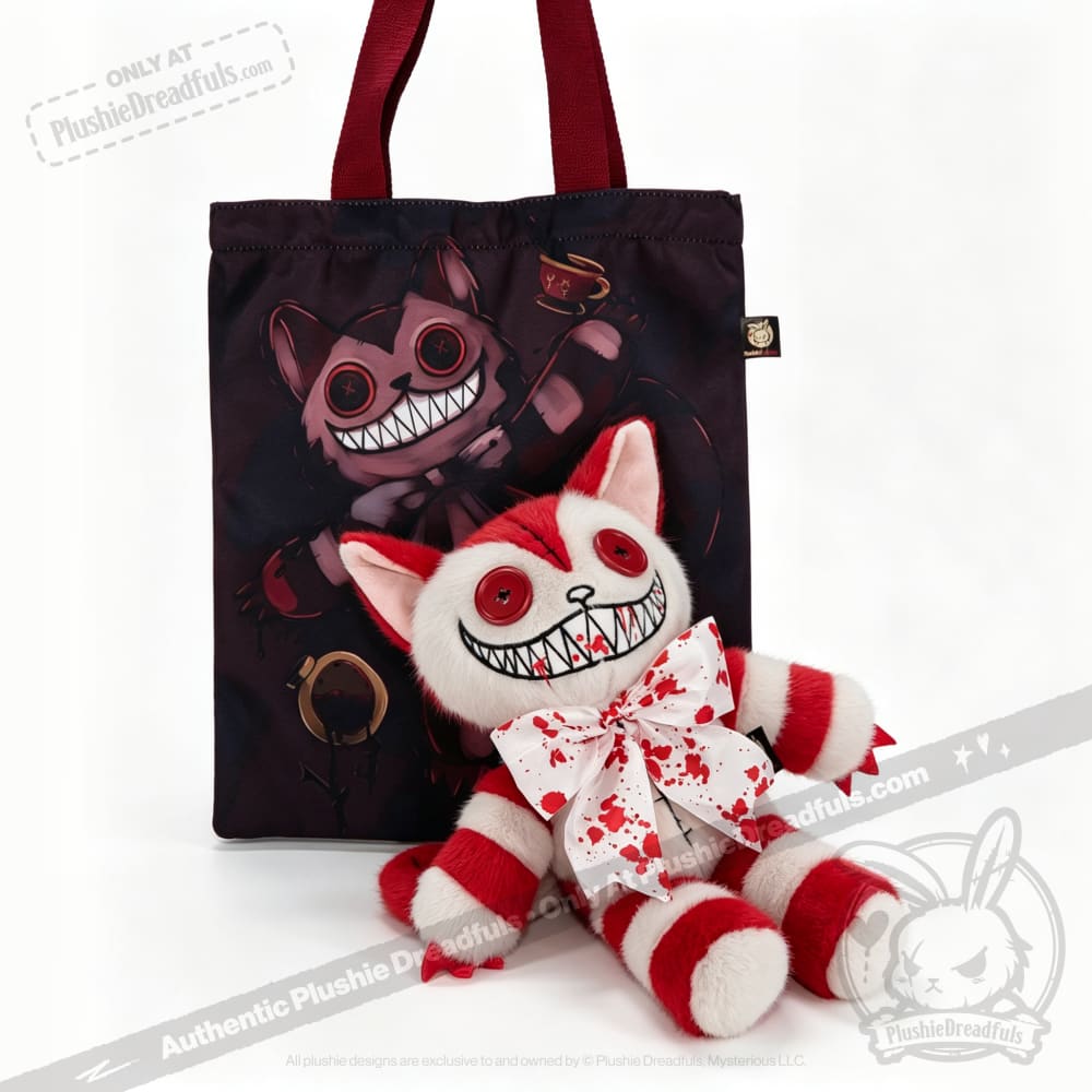 Victorian McGee’s Hysteria Cheshire Cat - Plush Stuffed Animal - toy