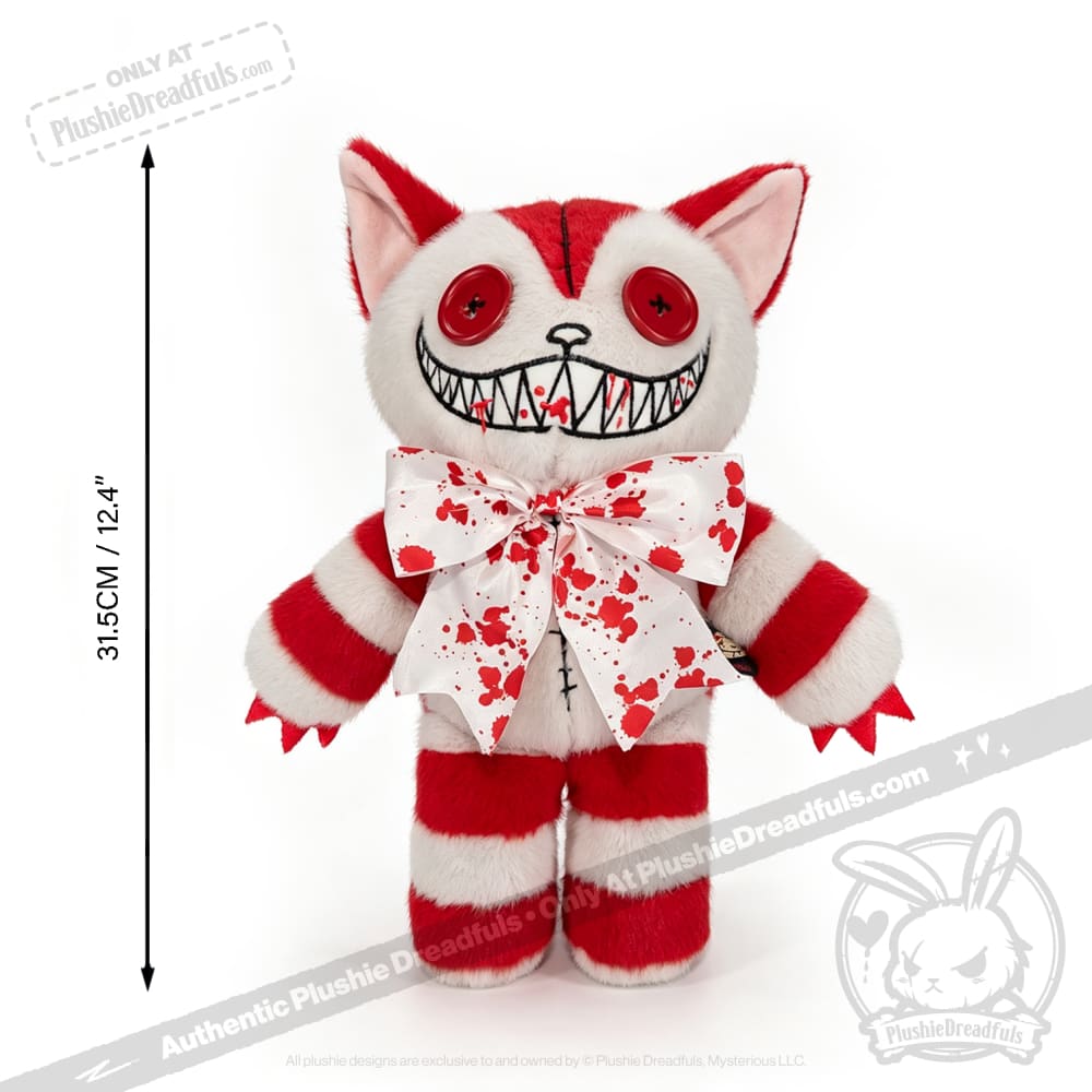Victorian McGee’s Hysteria Cheshire Cat - Plush Stuffed Animal - toy