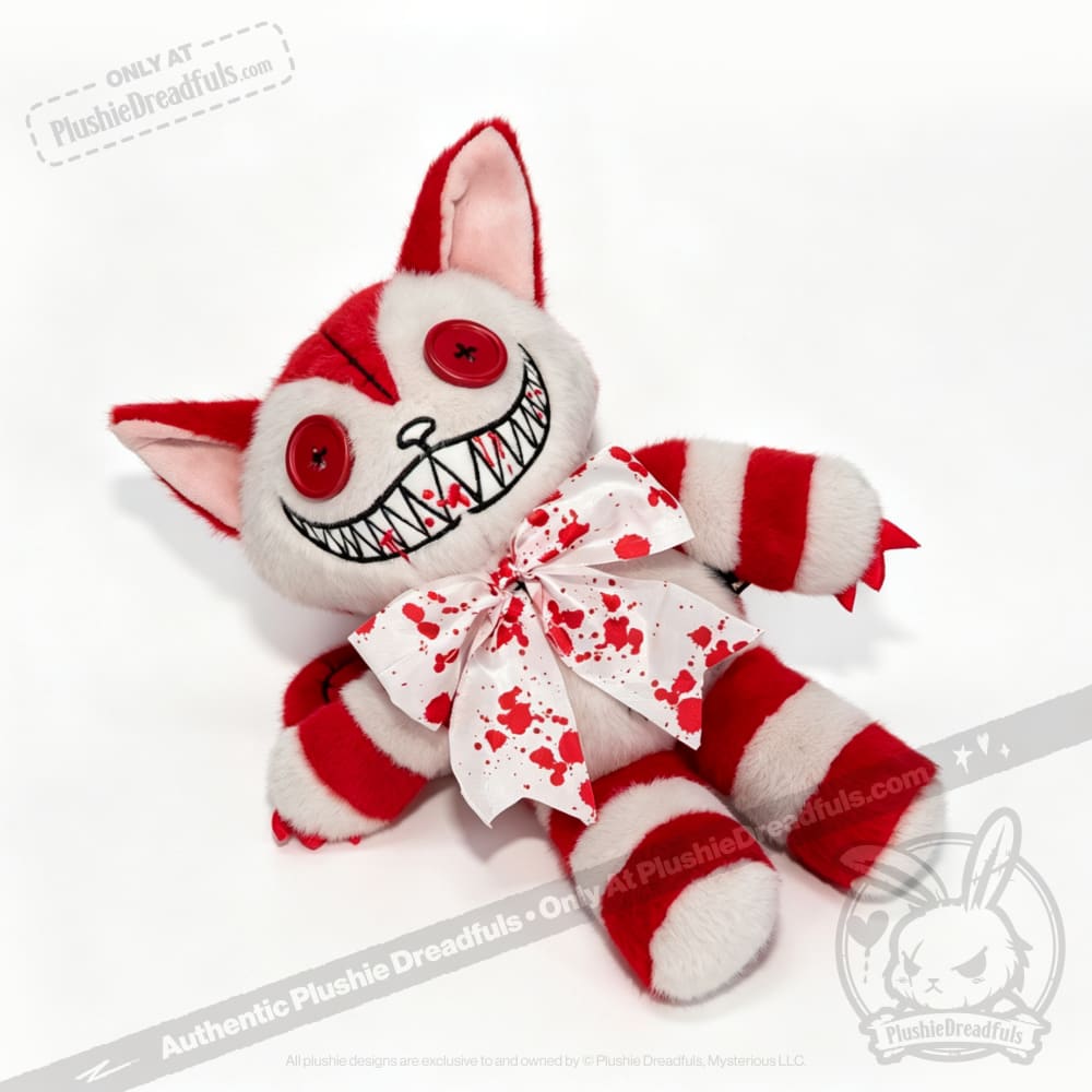 Victorian McGee’s Hysteria Cheshire Cat - Plush Stuffed Animal - toy