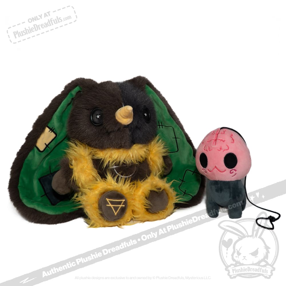 Victorian McGee’s Oz - Scarecrow and Brain Pup - Plush Stuffed Animal toy