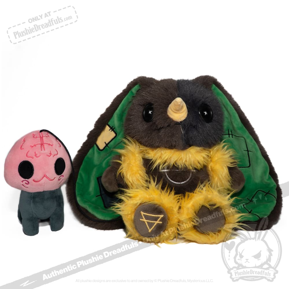 Victorian McGee’s Oz - Scarecrow and Brain Pup - Plush Stuffed Animal toy