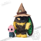 Victorian McGee’s Oz - Scarecrow and Brain Pup - Plush Stuffed Animal toy