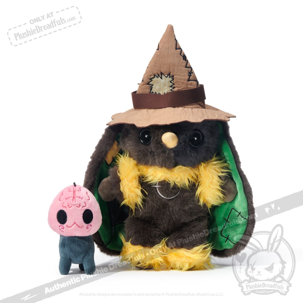 Victorian McGee’s Oz - Scarecrow and Brain Pup - Plush Stuffed Animal toy