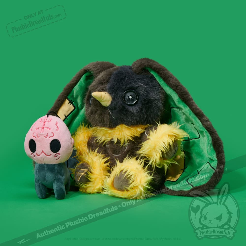 Victorian McGee’s Oz - Scarecrow and Brain Pup - Plush Stuffed Animal toy