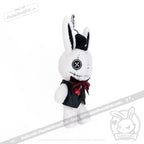 Victorian McGee’s White Rabbit Plush Keychain Accessory Keychain