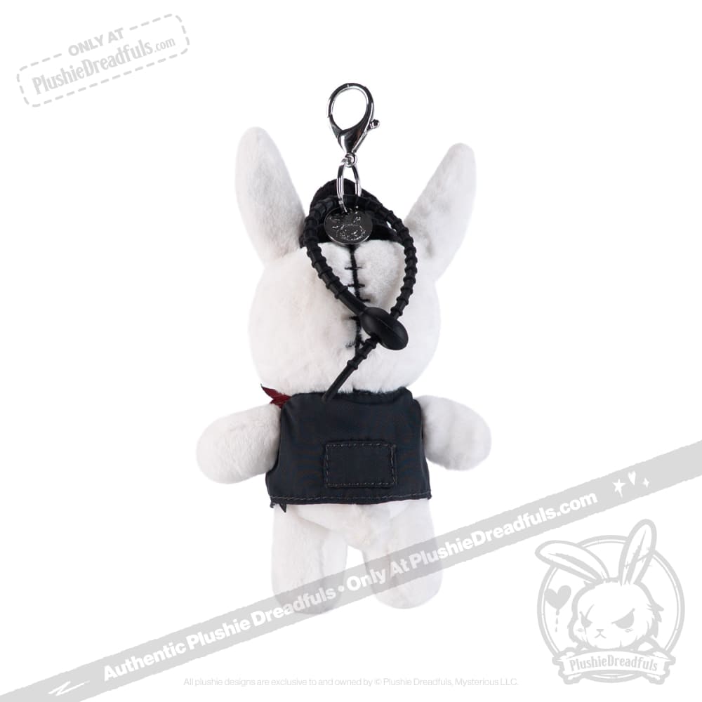 Victorian McGee’s White Rabbit Plush Keychain Accessory Keychain