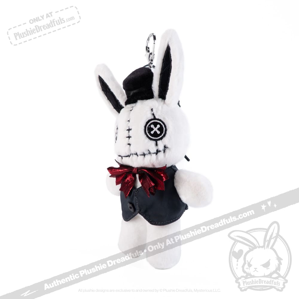 Victorian McGee’s White Rabbit Plush Keychain Accessory Keychain