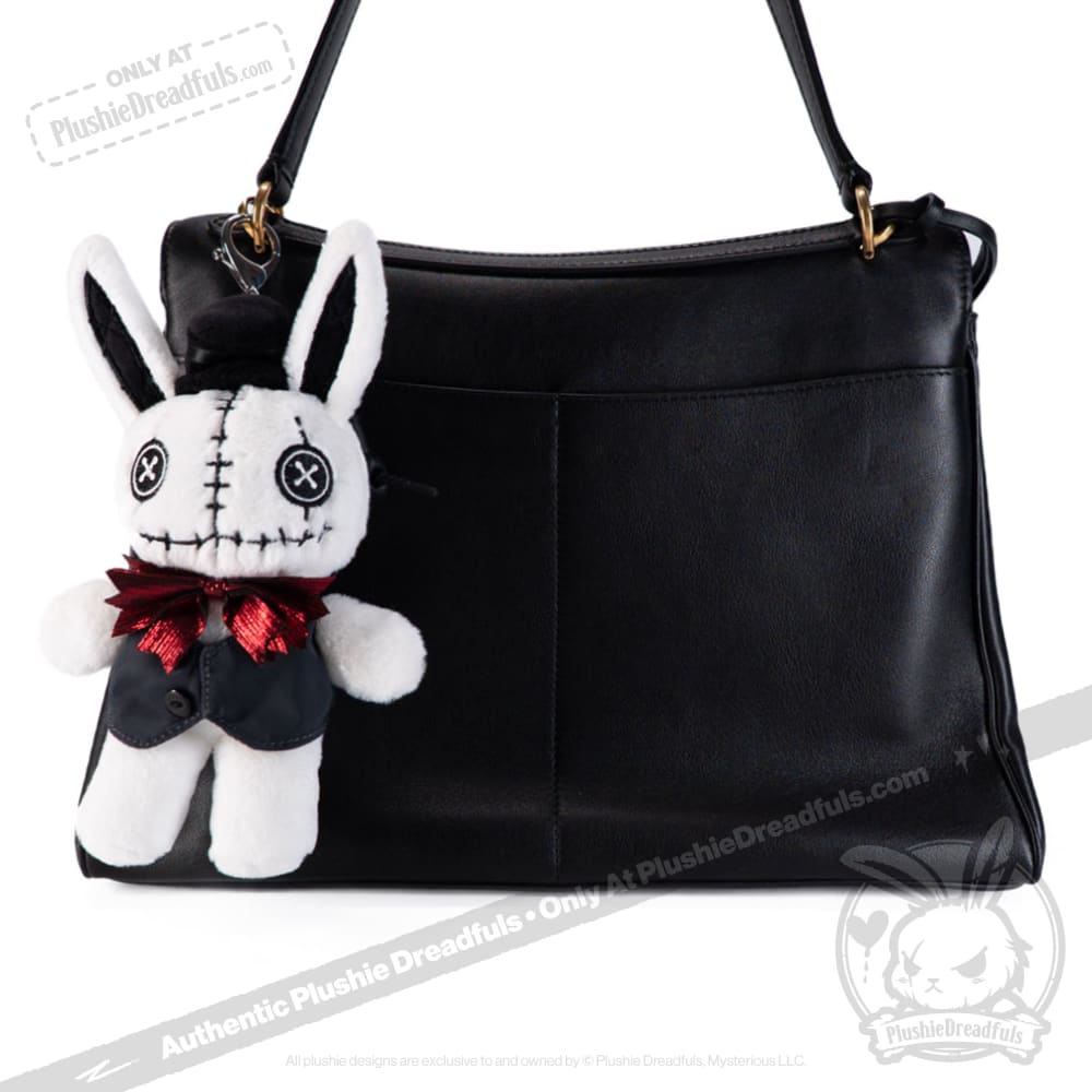 Victorian McGee’s White Rabbit Plush Keychain Accessory Keychain