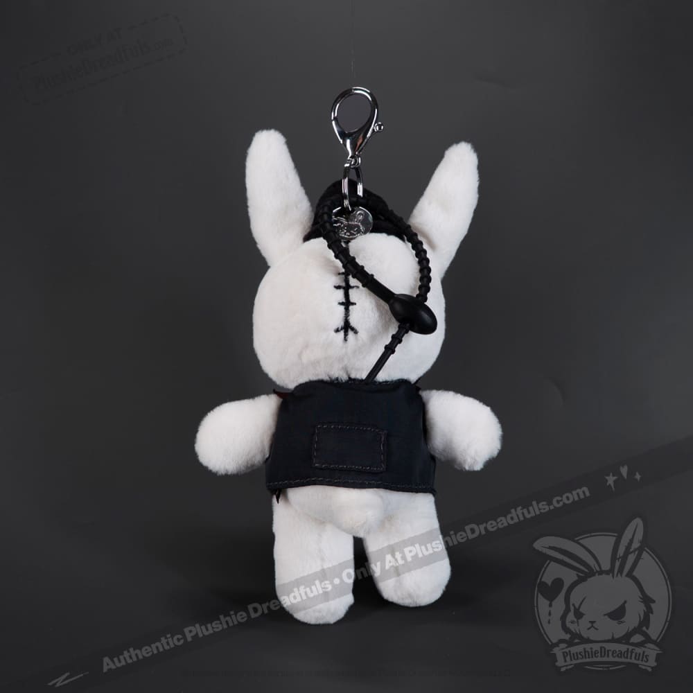 Victorian McGee’s White Rabbit Plush Keychain Accessory Keychain