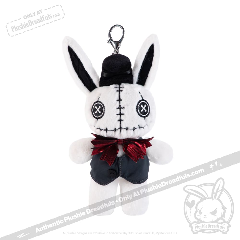 Victorian McGee’s White Rabbit Plush Keychain Accessory Keychain