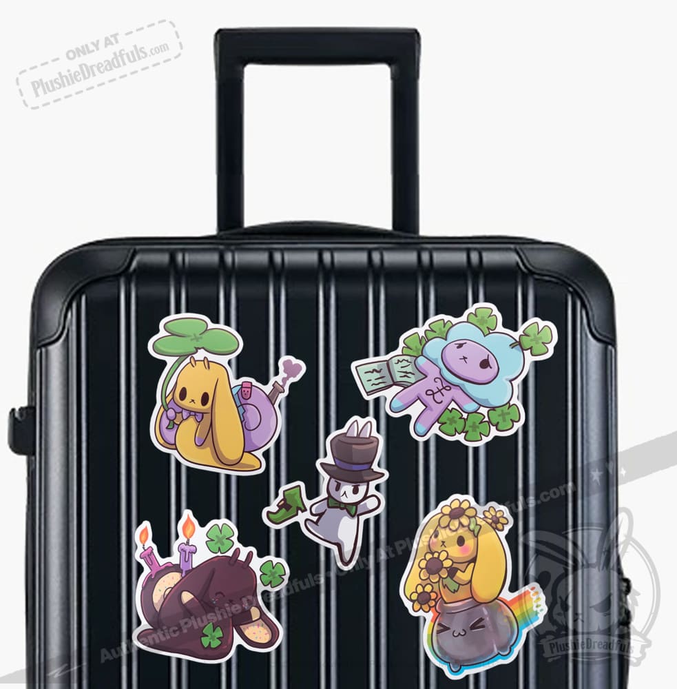 Plushie Dreadfuls Vinyl Sticker Pack Vol. 4 - Lucky Buns sticker