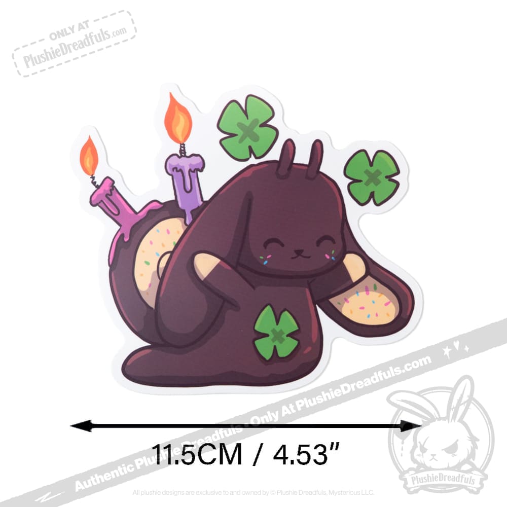 Plushie Dreadfuls Vinyl Sticker Pack Vol. 4 - Lucky Buns sticker