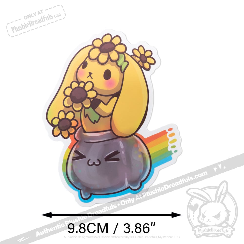 Plushie Dreadfuls Vinyl Sticker Pack Vol. 4 - Lucky Buns sticker