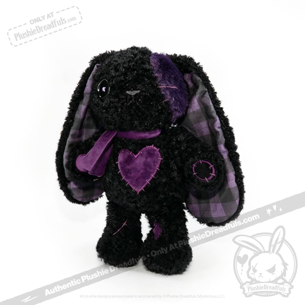 Violet Neon Love Rabbit - Plush Stuffed Animal - toy