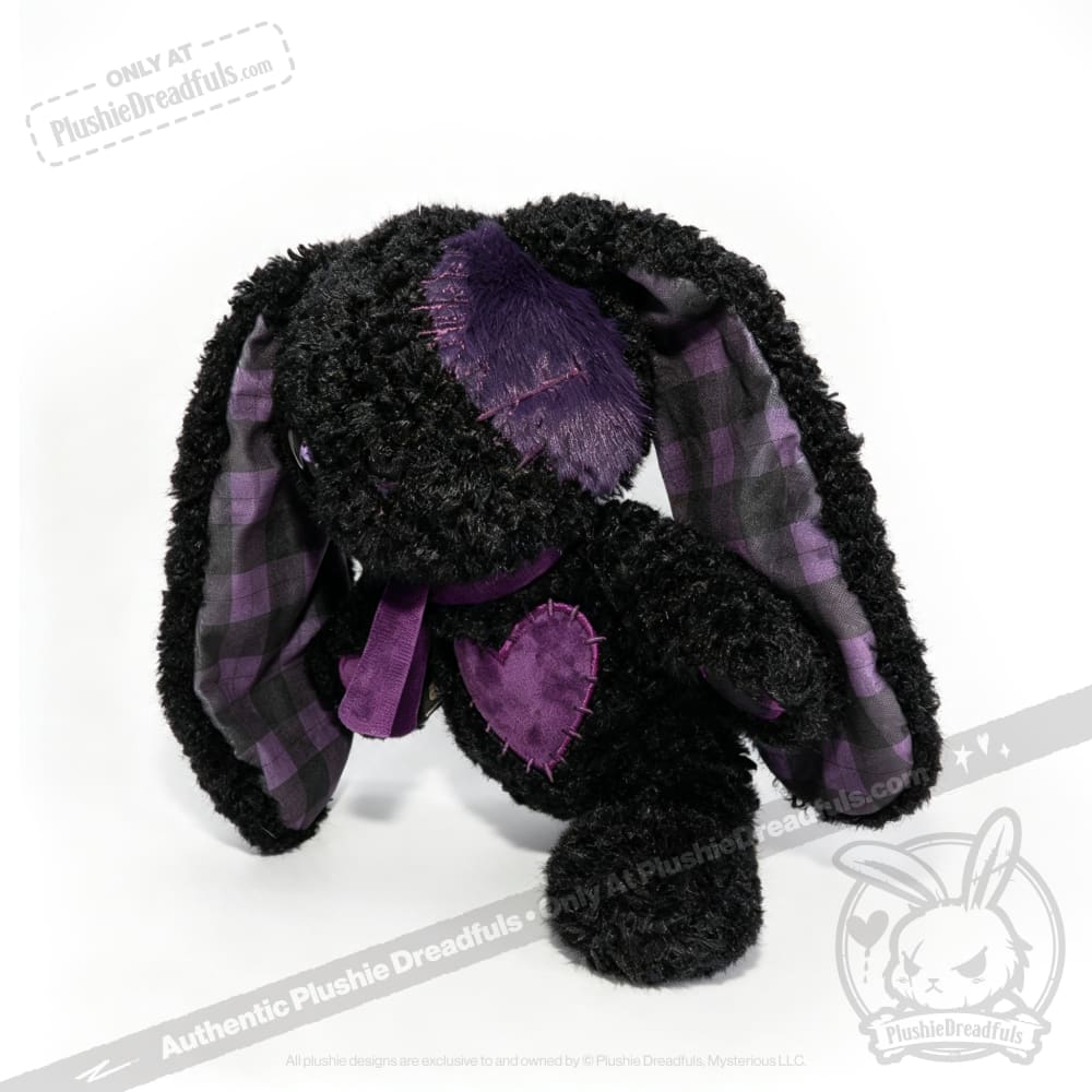 Violet Neon Love Rabbit - Plush Stuffed Animal - toy