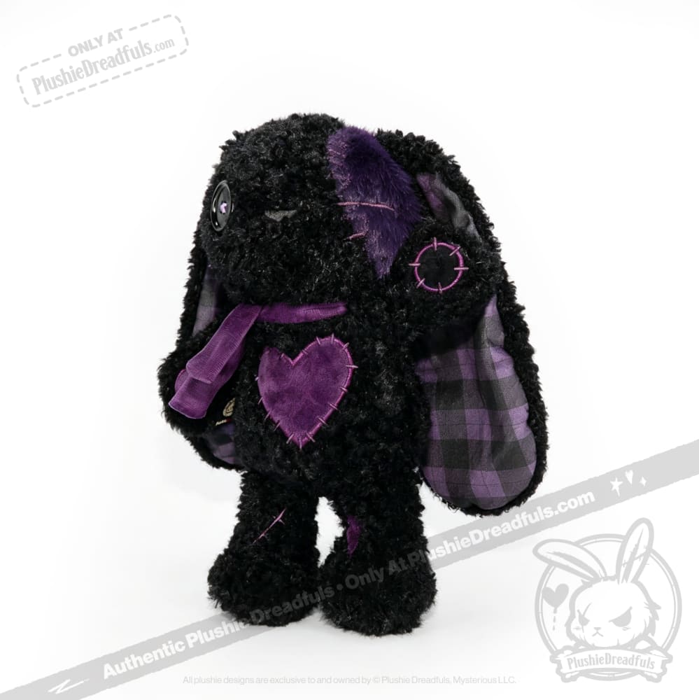 Violet Neon Love Rabbit - Plush Stuffed Animal - toy