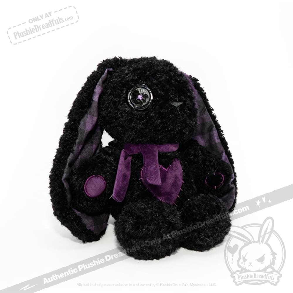 Violet Neon Love Rabbit - Plush Stuffed Animal - toy